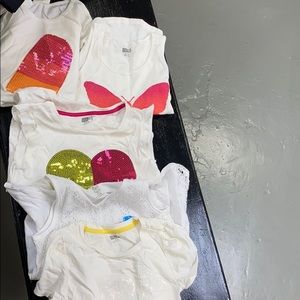 NWT. Lot of 5 Crazy 8 et al sz 7/8 shirts